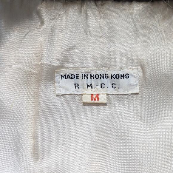 Vintage 80s Fur Suede Coat Vest Convertible Gray Rabbit Outerwear Jacket France - Picture 5 of 11